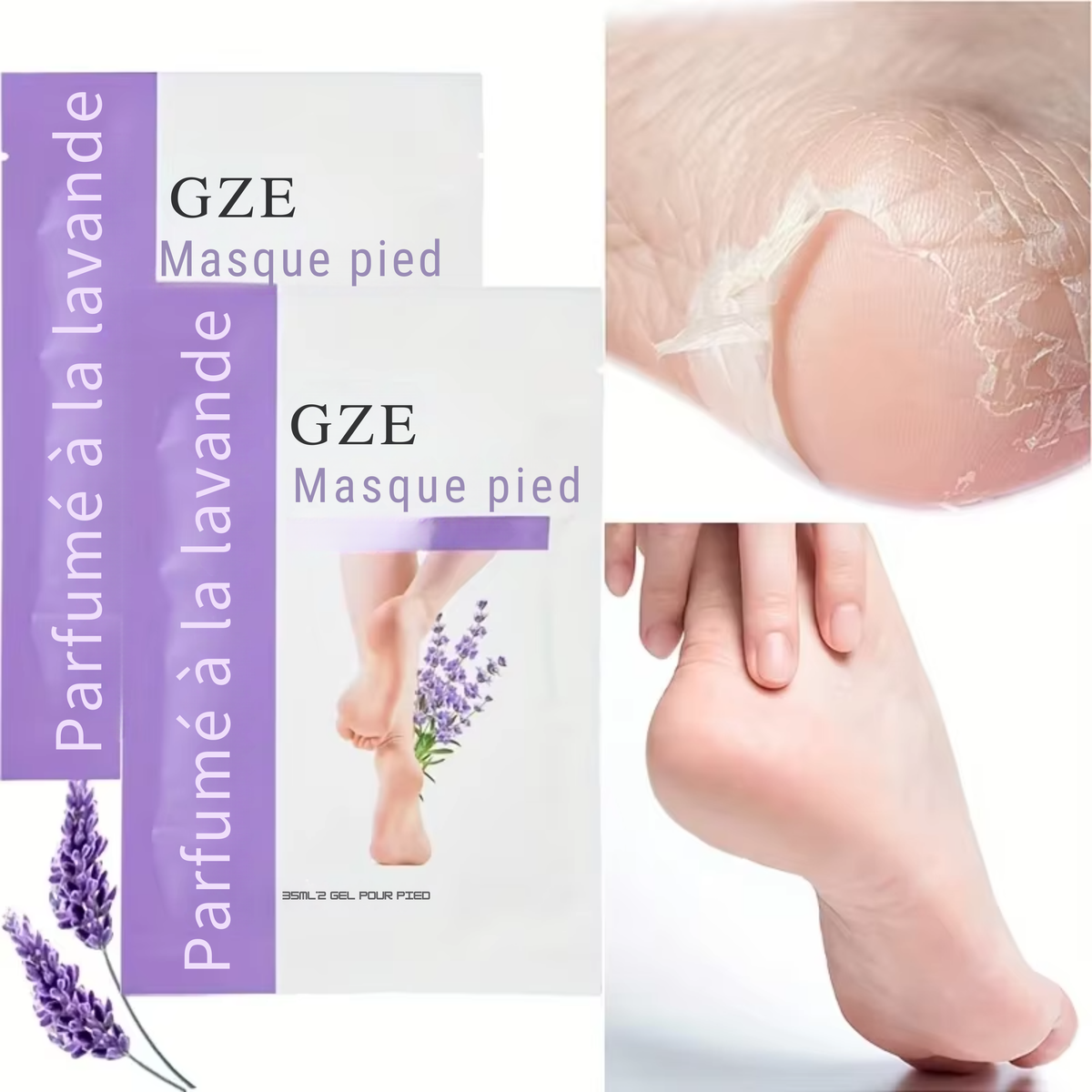 Masque exfoliant pour pieds