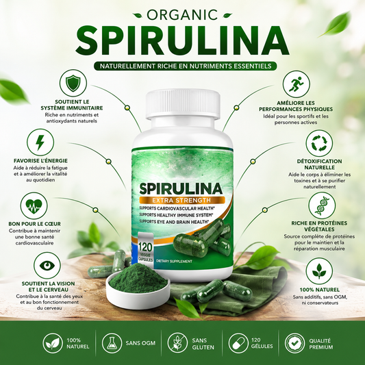 Spiruline Bio en Gélules
